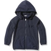 ハイブリッドフリースジャケット K Hybrid Fleece Jacket HOJ12054 ヘリーブルー(HB) 110cm [アウトドア ジャケット キッズ]