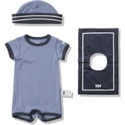 マイファーストHHロンパースセット B My First HH Rompers Set HB32011 スティールブルー(ST) 80サイズ [アウトドア トップス キッズ]