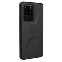 Galaxy S20 Ultra 用 CIVILIAN Case ブラック UAG-RGLXS20ULTC-BK