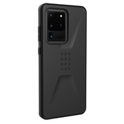 Galaxy S20 Ultra 用 CIVILIAN Case ブラック UAG-RGLXS20ULTC-BK