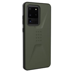 Galaxy S20 Ultra 用 CIVILIAN Case オリーブドラブ UAG-RGLXS20ULTC-OD