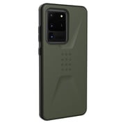 Galaxy S20 Ultra 用 CIVILIAN Case オリーブドラブ UAG-RGLXS20ULTC-OD