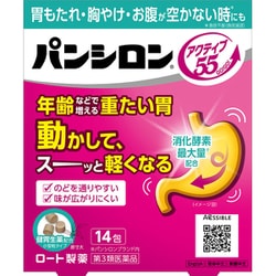 パンシロン アクティブ55ST 小型粒14包 [第3類医薬品 食欲不振・胃もたれ・膨満感]