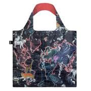 LOQI Artist Collection エコバッグ クリスチャーナ・S・ウィリアムズ ワールド マップ [エコバッグ]