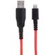 USB Type-A to Lightningケーブル 超タフストロング MFI認証 2.0m ブラックレッド OWL-CBALA20-BKRE