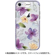 HF-CTISE2-2B19 [iPhone SE（第2世代） 用 クリアタフケース レディライクフラワー パープル]