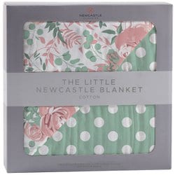 NC-LBC3326 [リトルブランケット コットン Desert Rose & Jade Polka Dot]
