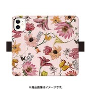 CS-BKIXIR-1B08 [iPhone 11用 手帳ケース ブルームフラワー ピンク]