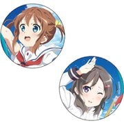 劇場版 ハイスクール・フリート 缶バッジ 2個 セット プール開きver. [キャラクターグッズ]