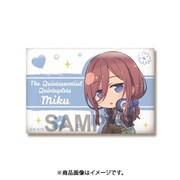 五等分の花嫁 ぷちひめ スクエア缶バッジ 中野三玖 [キャラクターグッズ]