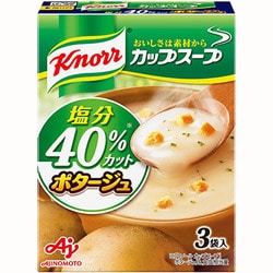 ヨドバシ.com - 味の素 Knorr クノール クノールカップポタ塩分40％カット 52.5g 通販【全品無料配達】