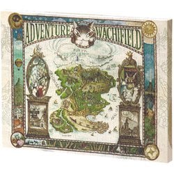 2305-01 キャンバスパズル わちふぃーるどの冒険地図 [ジグソーパズル 366ピース （完成サイズ：30.7×23.7×2cm）]