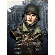 YM1887 WWII ドイツ武装SS射撃手胸像 バストーニュの包囲 [1/10スケール レジンキット]