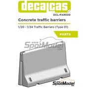 DCL-PAR030 コンクリートフェンス [1/24スケール レジン製ディティールアップパーツ]