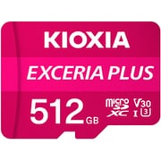 EXCERIA PLUS microSDXCカード 512GB Class10 UHS-I U3 V30 A1 最大読込100MB/s 最大書込85MB/s KMUH-A512G