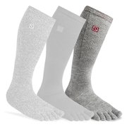 サーモソックス ファイヴ Thermo Socks Five grey Mサイズ(24.5-26.5cm) [スキーソックス ユニセックス]