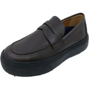 U.S. POLO ASSN. 紳士シューズ スリッポン ブラウン 25.0cm PLM00365