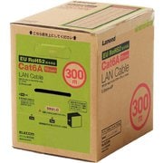 LANケーブル CAT6A対応 EU RoHS指令準拠 コネクタ無し 単線 ドラム 300m ブルー LD-GPAL/BU300RS