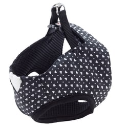 ARFashion ハートドットベストハーネス S ブラック