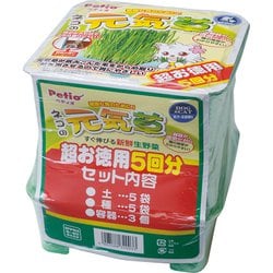 ネコの元気草 お徳用3個+2 W32003