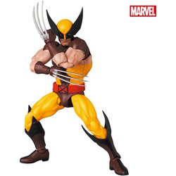 MAFEX WOLVERINE BROWN COMIC Ver. [塗装済み可動フィギュア 2025年7月再生産]