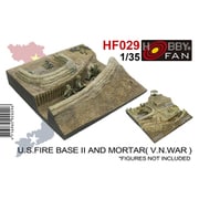 HF029 アメリカ軍 迫撃砲陣地 ベトナム戦争 [1/35スケール レジン製ディティールアップパーツ]