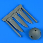QIC32248 Bf109G プロペラ ハセガワ用 [1/32スケール レジン製ディティールアップパーツ]
