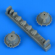 QIC48953 A-26 インベーダー 減速機ケース 2個入り ICM用 [1/48スケール レジン製ディティールアップパーツ]