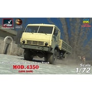 UR72406 露・KamAZ4350軍用四輪トラック・ロングベース [1/72スケール プラモデル]