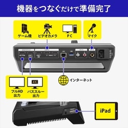 GV-LSMIXER/I　アイ・オー・データ　ストリーミングBOX 新品同様 GV-LSMIXER/I | 4Kパススルー対応 iPad連動型ストリーミングBOX