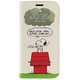 PEANUTS 窓付きダイアリーケース iPhone SE（第2世代）/iPhone 8/iPhone 7/iPhone 6 用 スヌーピー/ごはん皿