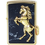 ライター ZIPPO PG Gold Plate Winning Winnie マーブル ブラック