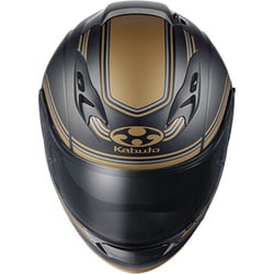 Kabuto フルフェイスヘルメット ブラック/ゴールド Amazon | [オージーケーカブト] バイクヘルメット フルフェイス