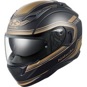 フルフェイスヘルメット フラットブラックゴールド Mサイズ 頭周のめやす:57-58cm KAMUI 3 CLASSIC
