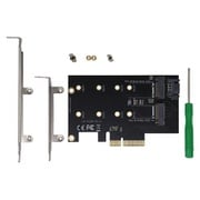M.2 NVMe SSD変換PCIeカード SATAコンボ AIF-09