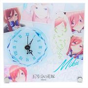 五等分の花嫁 アクリルクロック 中野三玖 [キャラクターグッズ]