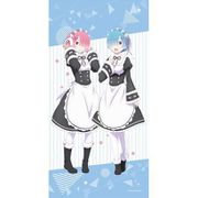 Re：ゼロから始める異世界生活 スポーツタオル ラム&レム [キャラクターグッズ]