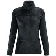 ウィメンズ フュージョン ライン ロフト ジャケット FUSION LINES LOFT JKT W MIV8853 BLACK-NOIR 0247 Sサイズ（日本：Mサイズ） [アウトドア フリース レディース]