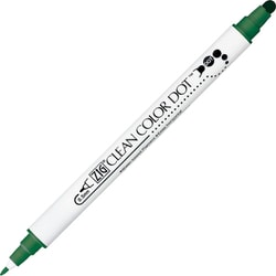 水性マーカー ZIG クリーンカラードット グリーン TC-6100-040