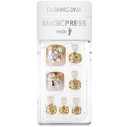 ジェルネイルチップ 足の爪用 MJP164P ダッシングディバ マジックプレス ペディ