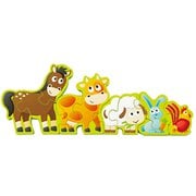 対象年齢:3歳~ Hape E1628 数字のどうぶつパズル
