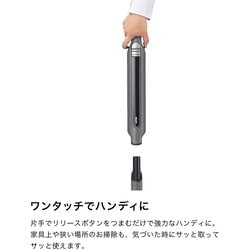 Shark シャーク　コードレススティッククリーナー　CS401JGR グレー Amazon | Shark シャーク 掃除機 スティック コードレス