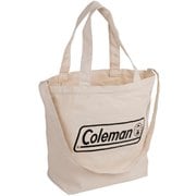 コールマン 2WAYキャンパス ロゴトート 15L ブラック [トートバッグ]