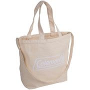 コールマン 2WAYキャンパス ロゴトート 15L ホワイト [トートバッグ]