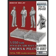 FS-05 WWII 日本帝国海軍 航空母艦乗員&艦載機搭乗員セット [1/350スケール レジン製ディティールアップパーツ]