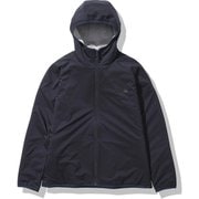 リバーシブルテックエアーフーディ Reversible Tech Air Hoodie NTW61984 アビエイターネイビー×ミックスグレー(AZ) Sサイズ [アウトドア スウェット レディース]