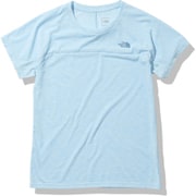 ショートスリーブリアクションクルー S/S Reaxion Crew NTW12089 スターライトブルー(ST) Lサイズ [アウトドア カットソー レディース]