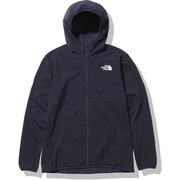 ハイブリッドナイロンフリースフーディ Hybrid Nylon Fleece Hoodie NL72080 アビエイターネイビー(AN) Sサイズ [アウトドア フリース メンズ]