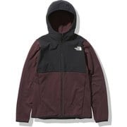ハイブリッドナイロンフリースフーディ Hybrid Nylon Fleece Hoodie NLW72080 ルートブラウン(RB) Mサイズ [アウトドア フリース レディース]