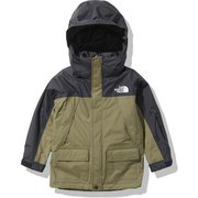 スノートリクライメイトジャケット Snow Triclimate Jacket NSJ62002 バーントオリーブ×ブラック(BK) 120cm [アウトドア ジャケット キッズ]
